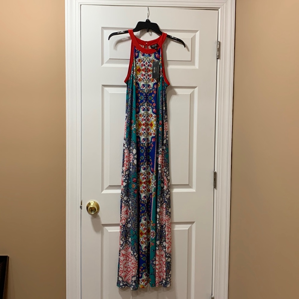 Nicole Miller Colorful Maxi Dress